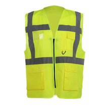 High Visibility Work Wear Reflective Safety Vest with Pockets